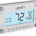 Orbit 83521 Clear Comfort Programmable Thermostat with Large, Easy-to-Read Display, White