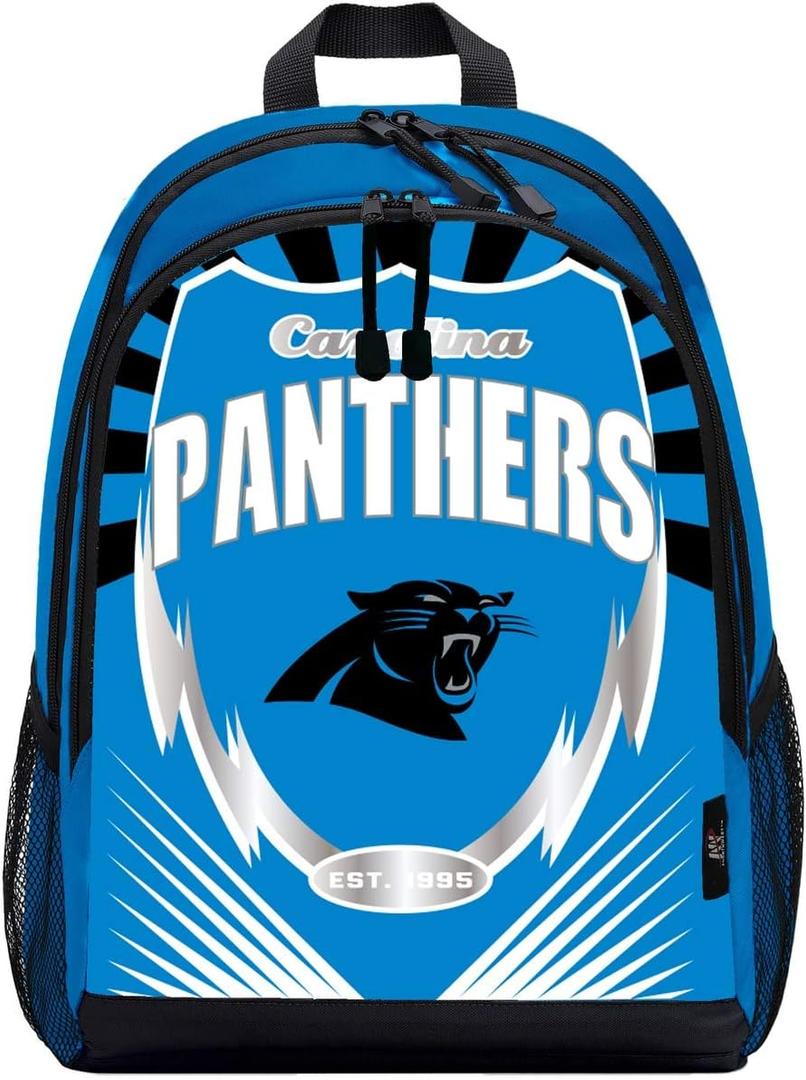 NFL Carolina Panthers Backpacklightning Backpack, Team Colors, One Size