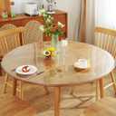 Warmstar Round Clear Table Protector - 29Inch, 2mm Thick PVC Tablecloth for Dining & Coffee Tables
