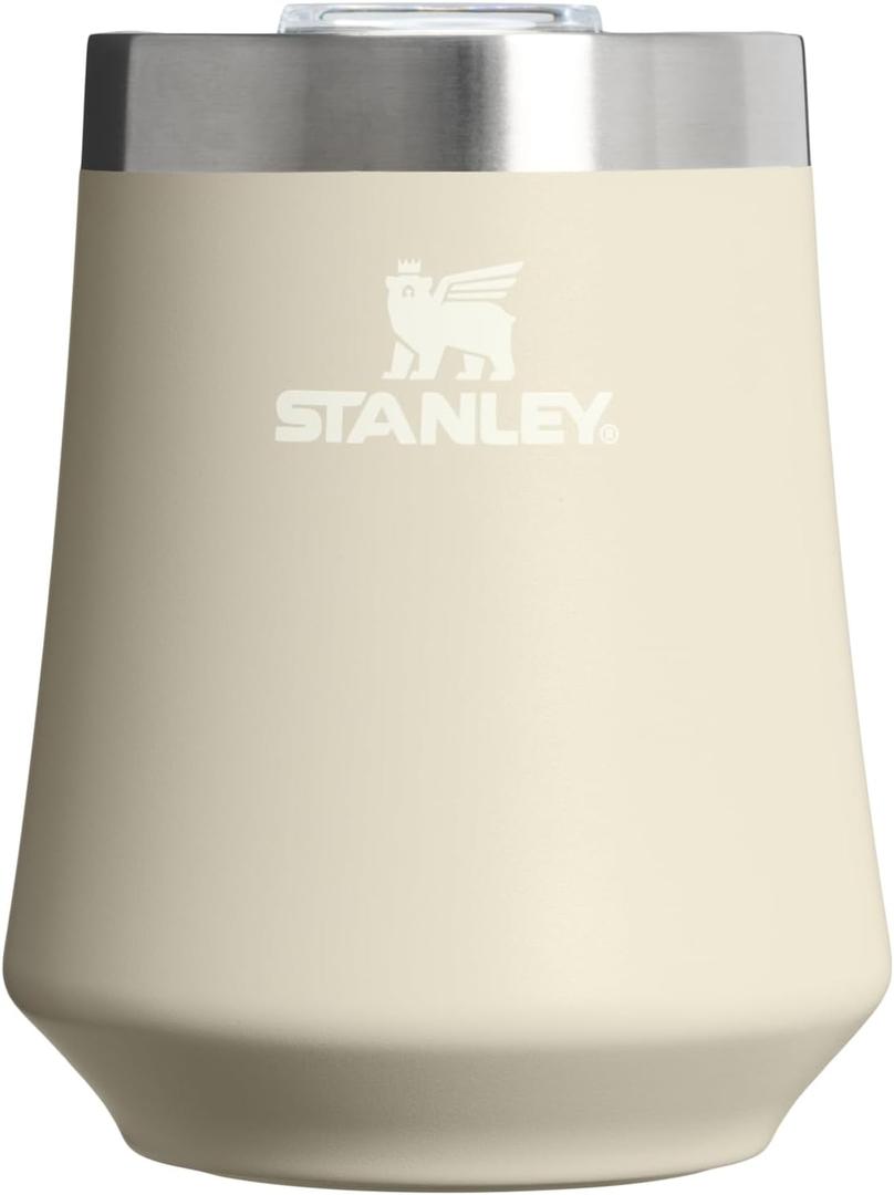 STANLEY Reserve Wine Tumbler | 11 oz Stainless Steel Travel Mug For Wine, Cocktails, Soda | Keeps Drinks Cold for Hours | BPA-Free | Exclusive Toasted Almond