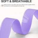 Wepro Stretchy Solo Loop, Compatible with Apple Watch Band 38mm 40mm 41mm 42mm 44mm 45mm 46mm 49mm for Women Men, Soft Nylon Elastic Breathable Strap for iWatch Series SE 10 9 8 7 6 5 4 3 2 1 Ultra (Lavender Purple)