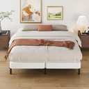 Lutown-Teen 4 Inch Split King Box Spring Heavy Duty Bed Base