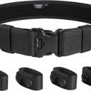 VISMIX Duty Belt, 2" Police Security Nylon Duty Belts Law Enforcement with 4 Belt Keepers (Small)