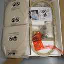 Garvee Bar Stools Set of 4, Counter Height Bar Stools for Kitchen Counter, Island Chairs for Dining Table, Modern Tall Barstools with Back, Metal Counter Stools with Upholstered for Kitchen (Gold)