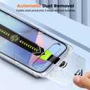 Unbreak 9H Glass for iPhone 15 pro Screen Protector [Auto-Dust Removal, Bubble Free] 1:1 Full-Coverage Tempered Glass Ultra HD Clear, Case Friendly, 2-Pack