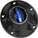 For Yamaha XSR 900 YZF-R1 For Ducati MONSTER 950 821 Motorcycle Gas Cover Keyless Fuel Tank Cap (Blue)