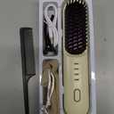 Mini Hair Straightener, 2026 Cordless Hair Straightener Brush,Portable Straightener Brushs for Travel, with LCD Temperature Display Fast Heating Cordless Mini Hair Brushs Styling Tools