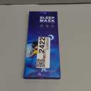 Mavogel Cotton Sleep Mask - 100% Handmade, Light Blocking Sleep Eye Mask with Updated Bending Nose Design, Soft Sleeping Mask for Women Men, for Sleep/Office/Naps, Includes Travel Pouch (Starry Blue)