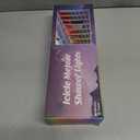 Meteor Shower Lights UL Certified 192LEDs 8 Tubes Falling Rain Drop Christmas Icicle Cascading Lights for Xmas Tree Halloween Decorations Wedding Party Holiday Garden Decor, Multicolor