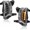 3 Colors LED DRL for 2022-2024 Chevy Equinox,Front Bumper Lights