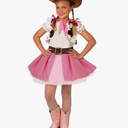 Morph Cowgirl Outfits for Girls, Cowgirl Costume for Girls, Halloween Costume Kids S