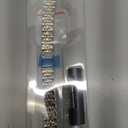 MioHHR Slim Metal Band Compatible with Apple Watch Band 42mm(Series 11 10) 41mm(Series 9 8 7) 40mm(Series 6 5 4 SE3/ 2/ 1) 38mm(Series 3 2 1), Stainless Steel iWatch Bands for Women, Silver/ Gold