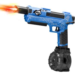 Electric Water Gun for Adults Kids, Automatic Squirt Gun with a Long Range of up to 24 Ft, LED Light Large Capacity IP7 Waterproof Fully Auto Water Gun (OOS)