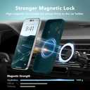 Magnetic for iPhone 17 Pro Max Case, Compatible with MagSafe, [Full Camera Protection][Screen Protector] Silicone Shockproof Protective Phone Case for iPhone 17 Pro Max 6.9", Deep Blue