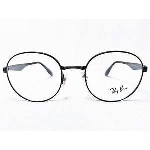 Ray Ban RB6343 2509 Mens Shiny Black Round Eyeglasses Frames 47/19~140