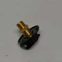 Himaweek RV Water Inlet Connection City Water Fill Inlet Flange Brass with Check Valve RV Water Hose Connector City Water Fill Flange City Water Hookup for Camper (Black)