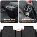 Sunsdrew Floor Mats for 2022-2026 Honda Civic Accessories (Include Sport, Not for Hybrid), for Acura Integra 2023-2025, All Weather Car Mats Front Rear 2 Rows TPE Rubber Raised Edge