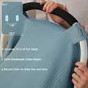 100% Muslin Cotton Car Seat Cover Baby, Carseat Canopy Cover, Universal Fit Stroller Covers for Boys and Girls (Blue)