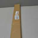 LazBlinds No Tools No Drill 1" Vinyl Mini Blinds, Cordless Blinds for Windows, Light Filtering Horizontal Window Blinds & Shades, 35" W x 48" H, White