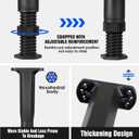 Adjustable Height Center Bed Support Leg for Sagging Shelf, Furniture Legs for Frame,Slat and Riser, Adjustable Height 8.3"-14.5" (4PCS)