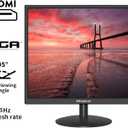 SKitphrati 19" Monitor Square Monitor 1280 X 1024 with 45% sRGB Color Correction and 5:4 Aspect Ratio, 75 Hz, VESA Mountable, VGA, HDMI, TN Panel