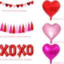 16 Inch XOXO LOVE Letters Pink Red Foil Balloons (XOXOLOVE) (RED XOXO-Multi-Color-Heart)