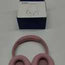 KVIDIO Bluetooth Headphones Over Ear, 65 Hours Playtime Wireless Headphones with Microphone, Foldable Lightweight Headset with Bass and Stereo Sound (Pink)