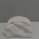 White Grey Marble Golden Line Napkin Holder for Table Paper Napkins Holder Acrylic Tissue Dispenser Kitchen Dining Room Bathroom Party Car Decor