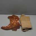 16 Pcs DIY Cowboy Boots Paper Bags Cowboy Hat Kraft Bags Western Theme Party Decorations Favors Wild West Gift Bag with Handles Rodeo Boot Hat Goodie Bag for Cowboy Birthday Bachelorette Party Supplies