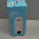 Portable Bottle Warmer for Travel - 17oz Bottle Warmer with 2-Min Heating, Precise Temp Control (98F-158F) & IPX6 Waterproof Design | Milk Warmer, Bottle Warmer On-The-Go for Car, Outdoor (White)