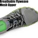 WateLves Barefoot Water Shoes Women Men Breathable Wide Width Toe Box Beach Walking Shoes Comfortable Slip On Minimalist Sneakers for Travel Hiking (Green)