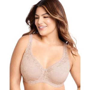 Bali Women's Lace Underwire Bra, Passion For Comfort Convertible Bra, Soft Lace Bras (36DDD)