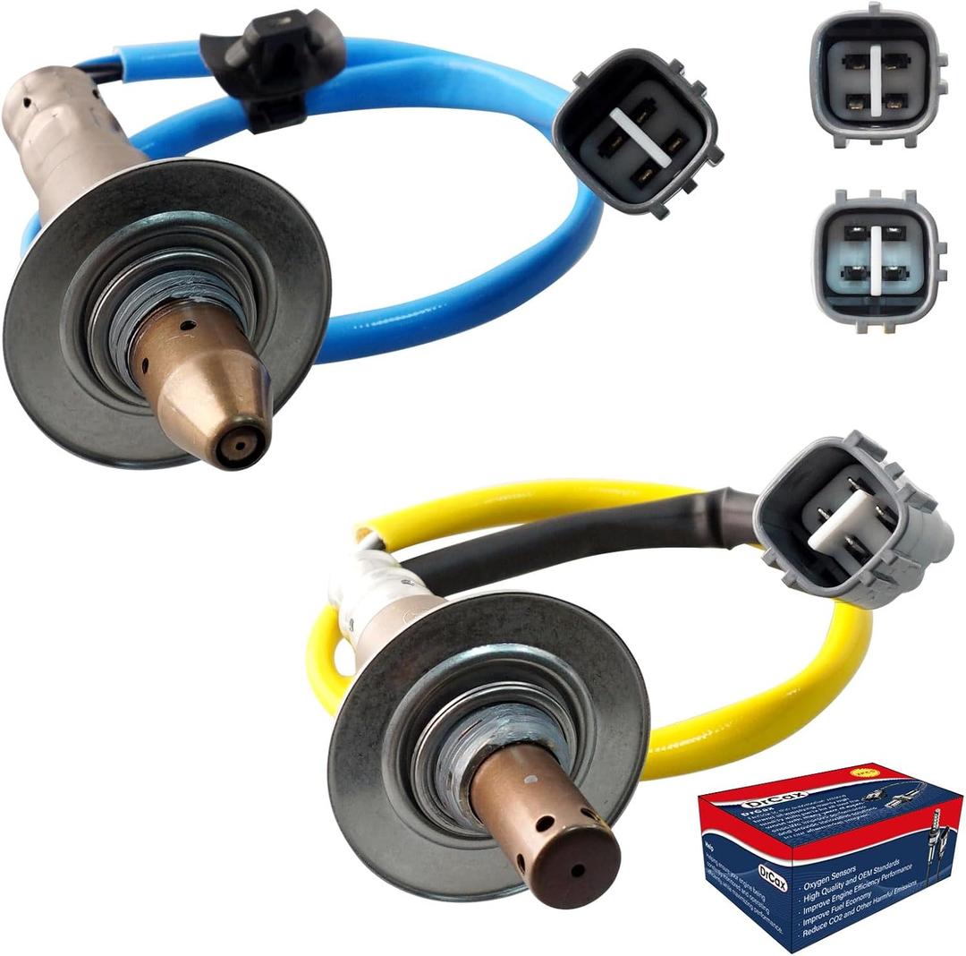 2PCS 234-9138 234-4513 Oxygen O2 Sensor Upstream Downstream Set Heated Air Fuel Ratio Compatible with Subaru XV Crosstrek Forester Impreza 2.0L 2.5L H4 Replace 22641AA670 22690AA960