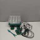 GOONMMILL Seed Starter Tray with Timed Grow Light, 5 Packs Plant Starter Tray Seedling Starter Kit with Humidity Domes Base Indoor Greenhouse Mini Propagator Station for Seeds Growing Starting