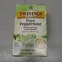3 x Twinings Pure Peppermint Herbal Tea Individually Wrapped Bags, 20 Count (Pack of 1), Fresh Minty Flavour, Naturally Caffeine-Free, Enjoy Hot or Iced, 20 Teabags (EXP 01/14/29)