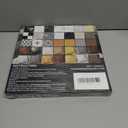 20-Pack Peel and Stick Marble Wall Tiles, 12 x 12 Self-Adhesive Backsplash Tile, PVC Wall Panels for Bathroom, Kitchen, Living Room and Laundry Room, Polish Dark Grey&White Marble (Not Real Tile)