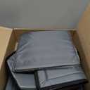 Rest-Eazzzy Cat House for Outdoor Cats, Weatherproof and Insulated Feral Cat House with Mat and Clip, Easy to Put Together, Selfwarming Cat Shelter for Winter(Grey, Waterproof House-S)