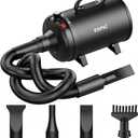 Amazon.com : EGFKI Dog-Hair-Dryer, 5.2HP/ 3800W High Velocity Pet Blow Dryer with Heater for Grooming, Speed Temperature Adjustable Dog Blower Grooming Dryer with 4 Nozzles : Pet Supplies