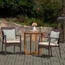 Acacia Wood Decking Tiles 9PCS - Easy Snap Interlocking Deck Tiles for Patio Poolside Balcony Decor - All Weather Waterproof Flooring for Indoor & Outdoor (Round Joints) (12x12", 1. Muted Green - 12 Slats)