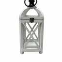 HD 16 IN METAL/WOOD LANTERN