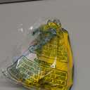 SlowTon Dog Raincoat, Adjustable Dog Rain Jacket Clear Hooded Double Layer, Waterproof Poncho with Reflective Strip Straps and Storage Pocket for Medium Dogs(M)