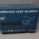 Cordless Leaf Blower Up to 500CFM Compatible with Makita 18V Battery (Tool Only), Electric Leaf Blower Cordless with 5 Speed Modes, Handheld Battery Powered Leaf Blowers for Lawn Care