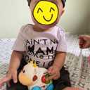 TUEMOS Newborn Infant Baby Boy Clothes Letter Print Romper Pants Set Hat 3PC Outfits Set (Preemie, White02)