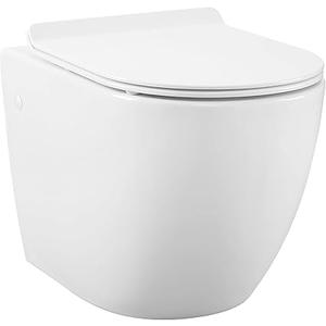 Swiss Madison Well Made Forever SM-WT449 St. Tropez Wall Hung Toilet, Glossy White Swiss Madison Well Made Forever SM-WT449 St. Tropez Wall Hung Toilet, Glossy White