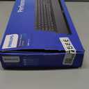 PHILIPS Bluetooth Keyboard and Mouse Combo - Bluetooth 2.4Ghz Wireless Keyboard and Mouse,Ergonomic Design with Palm Rest,3-Device Connectivity, 5 DPI Mouse, Long Battery for Office & Home -Black