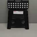 Delxo Folding Step Stool, 13 inch Non-Slip Foldable Stools Up to 300 LBS, Step Stool with Handle, Lightweight for Kitchen, Bathroom, Bedroom, Garden, Black, 1PC