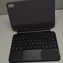 For iPad mini 7 (A17 Pro, 2024) & Mini 6 (2021) Case with Keyboard, 11-Color Backlit with Smart Trackpad, Magic-Style Keyboard Case for iPad mini 7th 6th Gen 8.3-inch, Black