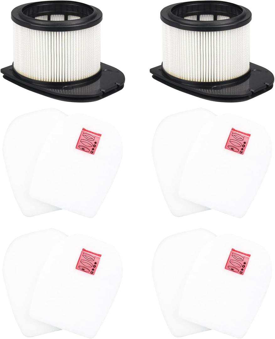 Replacement Filter Compatible with Shark UZ565H,IZ862H,IZ800,IZ840H,IZ562H,IZ540H,Cordless Pro Vacuum,Part # XPSMFIZ700 & XFFKIZ700