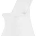 Spandex Chair Cover,30PCS,Living Room Folding Chair Covers,Removable Chair Covers Washable Protector Stretch Chair Cover for Party, Banquet,Wedding Event,Hotel(White)