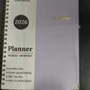 2026 Planner, Forvencer Calendar Planner Weekly and Monthly, Jan 2026-Dec 2026, 8.5" X 11", Hardcover Agenda Book, Daily Journal Organizer with Inner Pocket, Notebook for Office School, A4, Purple